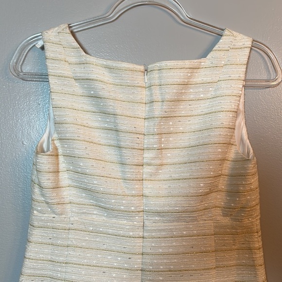 Lilly Pulitzer White and Gold Striped Dress - Picture 10 of 13